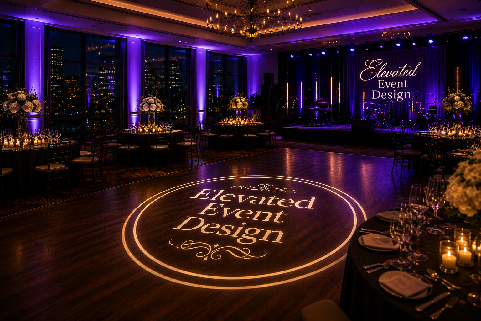 gobo monogram projection